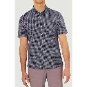 Tailor Vintage Men's L  Short Sleeve Button Down Shirt Pattern N0859